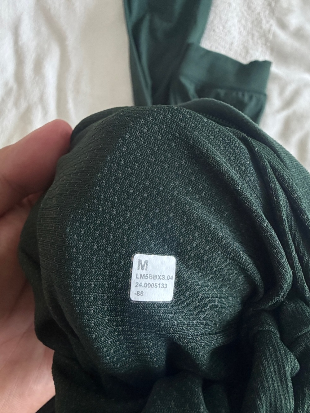 soft jersey jogger in legacy green. (regular length) - Picture 6 of 7